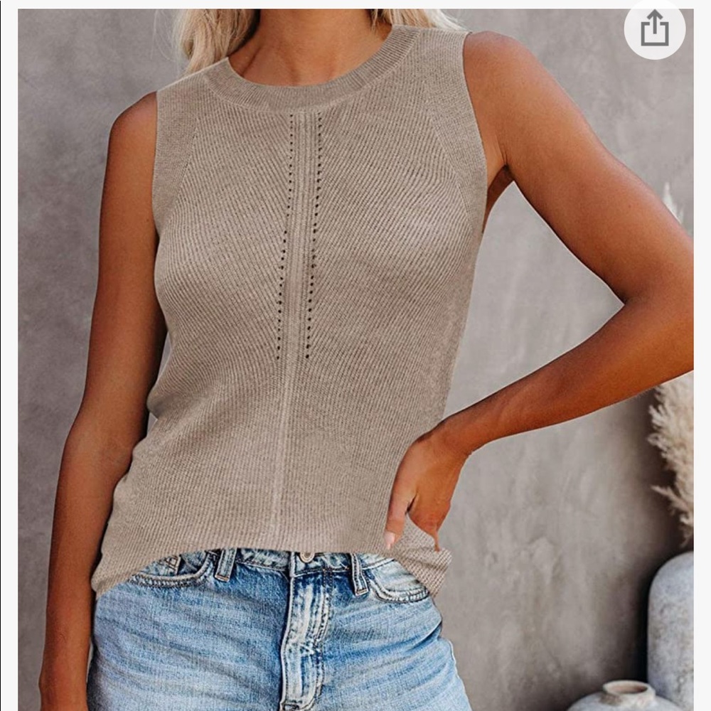 Adorable Sweater Tank - Picture 2 of 6